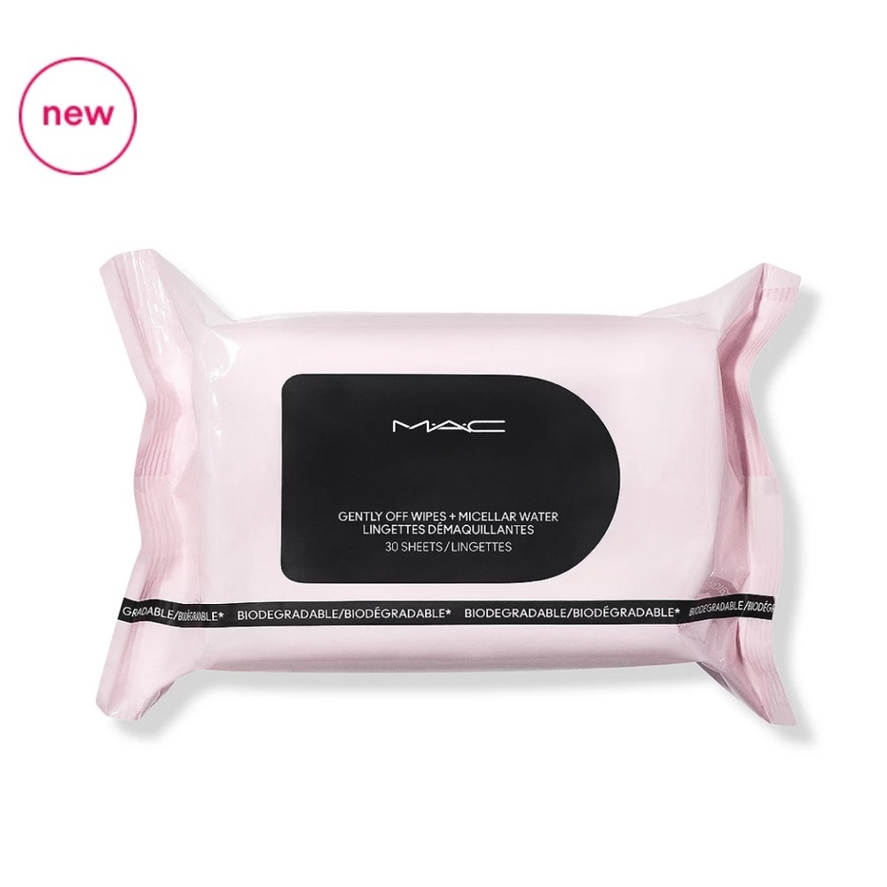 💦 MAC Mini Gently Off Wipes + Micellar Water / 30 sheets